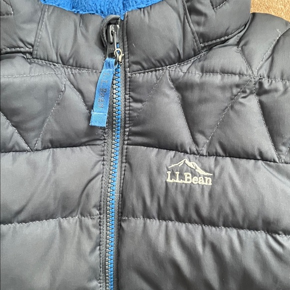 Boys 4 navy blue LL Bean water repellent down winter jacket - Picture 2 of 4